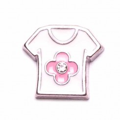 Shirt with Pink Flower